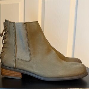 Stylish Olive Green Ankle Booties
